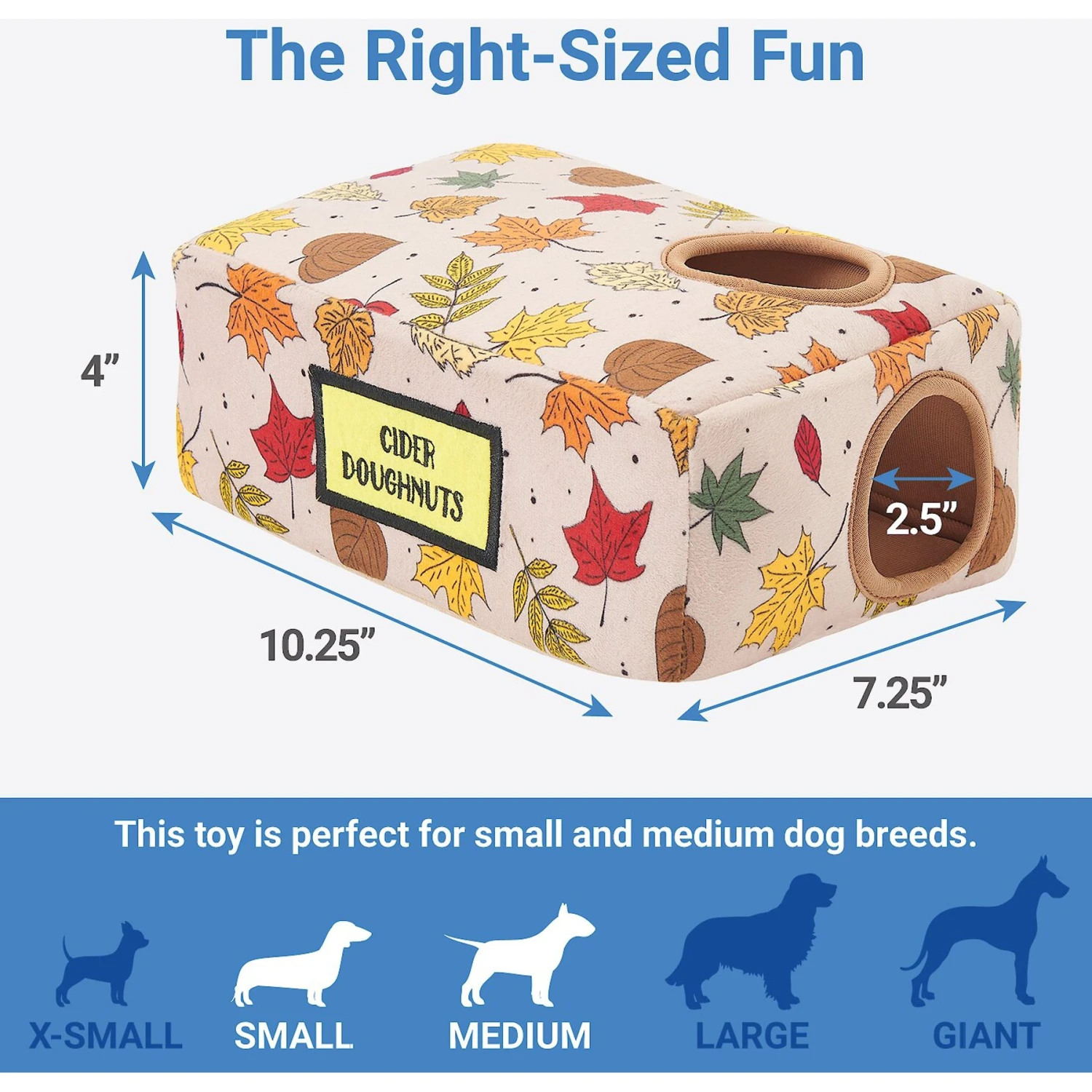 Frisco Fall Box Of Donuts Hide & Seek Puzzle Plush Squeaky Dog Toy 4 Frisco Fall Box Of Donuts Hide & Seek Puzzle Plush Squeaky Dog Toy - Image 2