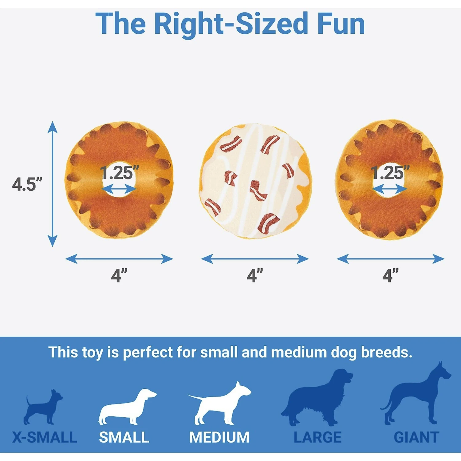 Frisco Fall Box Of Donuts Hide & Seek Puzzle Plush Squeaky Dog Toy 5 Frisco Fall Box Of Donuts Hide & Seek Puzzle Plush Squeaky Dog Toy - Image 3