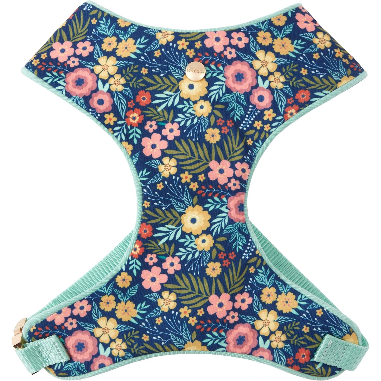 Frisco Fashion Over-The-Head Harness, Tropical Floral 3 Frisco Fashion Over-The-Head Harness, Tropical Floral
