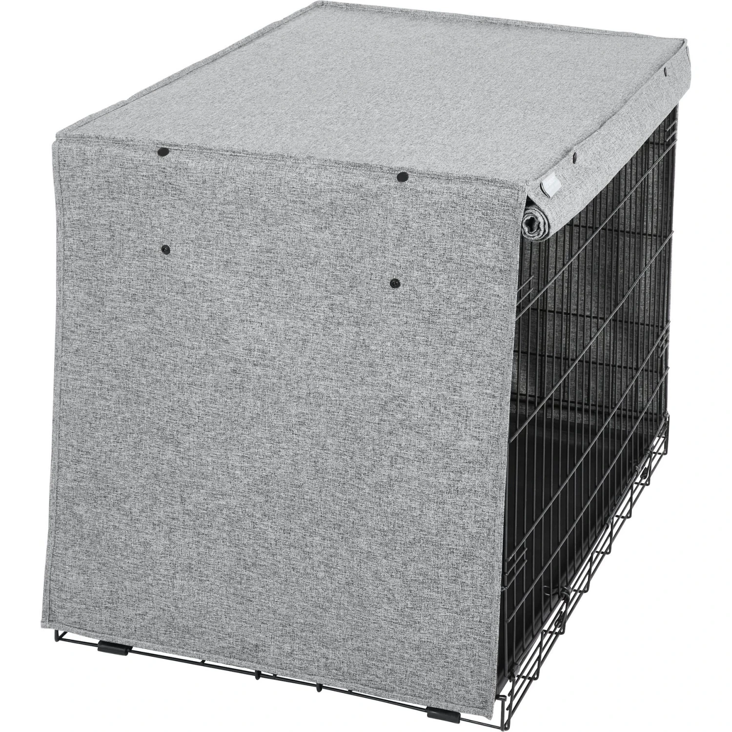 Frisco Faux Linen Dog Crate Cover 6 Frisco Faux Linen Dog Crate Cover - Image 4