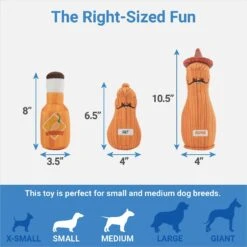 Frisco Brunch Salt, Pepper, Hot Sauce Plush Squeaky Dog Toy 6 Frisco Brunch Salt, Pepper, Hot Sauce Plush Squeaky Dog Toy -Frisco 297242 PT1. AC SS1800 V1643916696