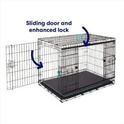 Frisco Heavy Duty Enhanced Lock Sliding Double Door Fold & Carry Wire Dog Crate & Mat Kit 14 Frisco Heavy Duty Enhanced Lock Sliding Double Door Fold & Carry Wire Dog Crate & Mat Kit -Frisco 297461 PT6. AC SS1800 V1633115281