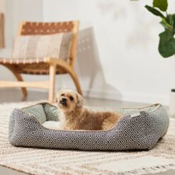 Frisco Boho Cuddler Dog & Cat Bed
