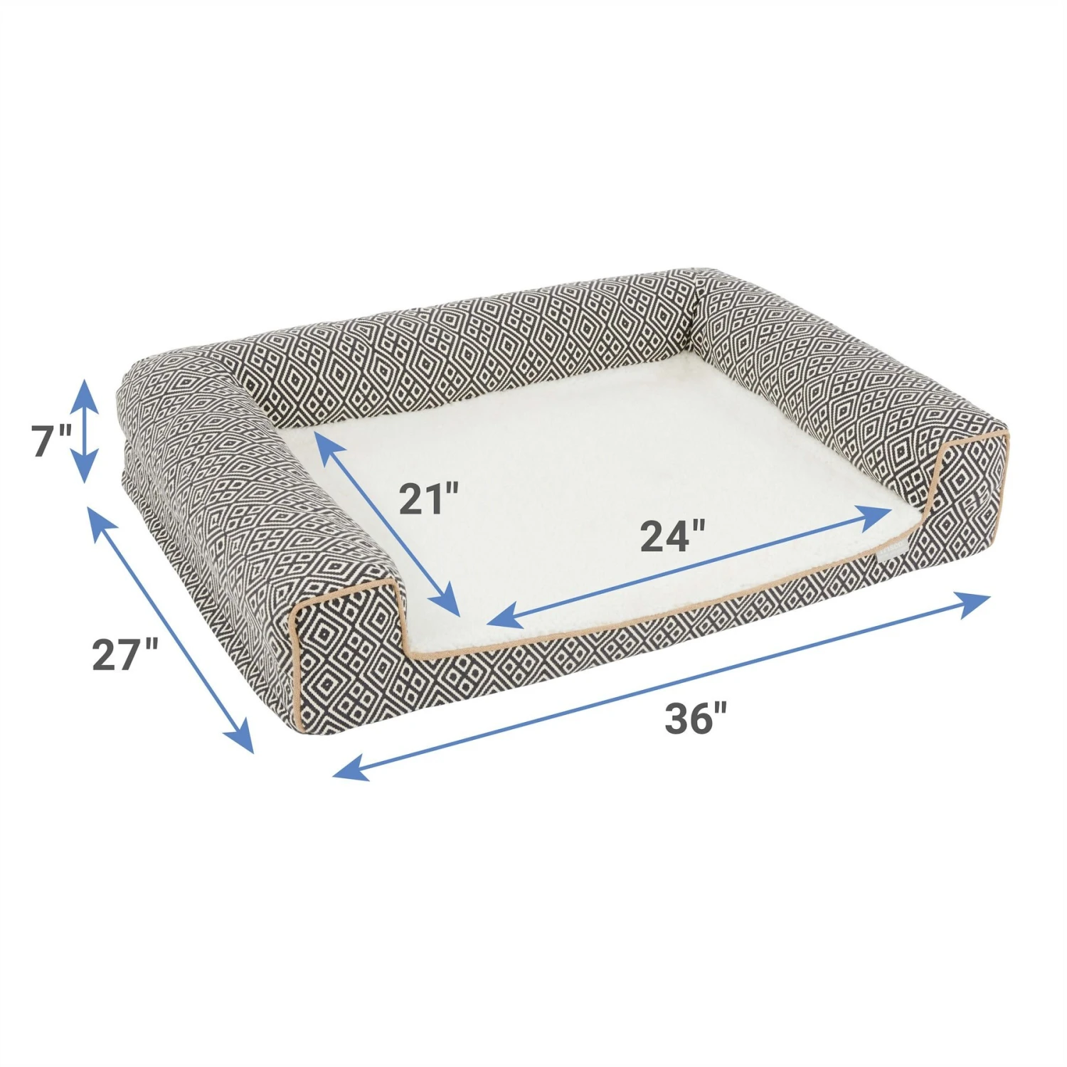 Frisco Boho Modern Couch Dog & Cat Bed 4 Frisco Boho Modern Couch Dog & Cat Bed - Image 2
