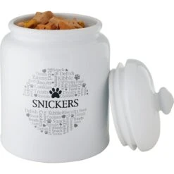 Frisco Ceramic Paw Personalized Treat Jar, 13 Cup, 104oz 11 Frisco Ceramic Paw Personalized Treat Jar, 13 Cup, 104oz -Frisco 301183 PT3. AC SS1800 V1630552006