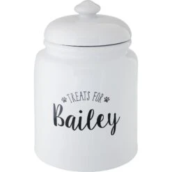 Frisco 25 Frisco Ceramic "Treats For" Personalized Treat Jar, 13 Cup, 104oz