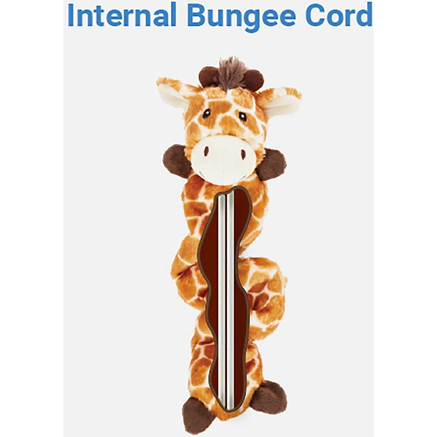 Frisco Giraffe Bungee Plush Squeaky Dog Toy & Frisco Sloth Bungee Plush Squeaky Dog Toy 6 Frisco Giraffe Bungee Plush Squeaky Dog Toy & Frisco Sloth Bungee Plush Squeaky Dog Toy - Image 4