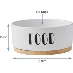 Frisco Ceramic Water Dog & Cat Bowl With Wood Base & Frisco Ceramic Food Dog & Cat Bowl With Wood Base 16 Frisco Ceramic Water Dog & Cat Bowl With Wood Base & Frisco Ceramic Food Dog & Cat Bowl With Wood Base -Frisco 302424 PT6. AC SS1800 V1623067055