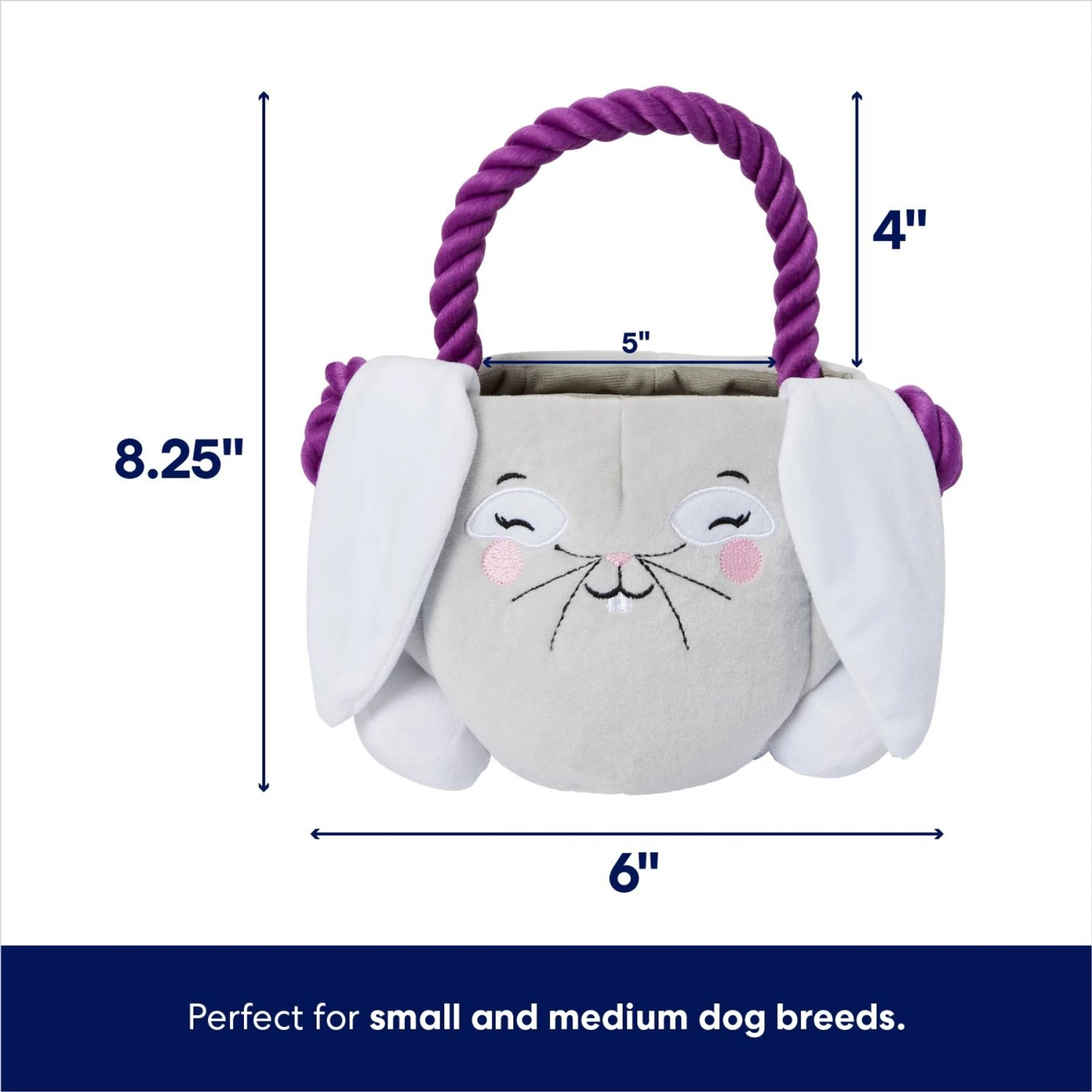 Frisco Easter Puppy Plush Dog Toy 4 Frisco Easter Puppy Plush Dog Toy - Image 2