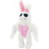 Frisco Easter Bunny Muscle Plush Squeaky Dog Toy