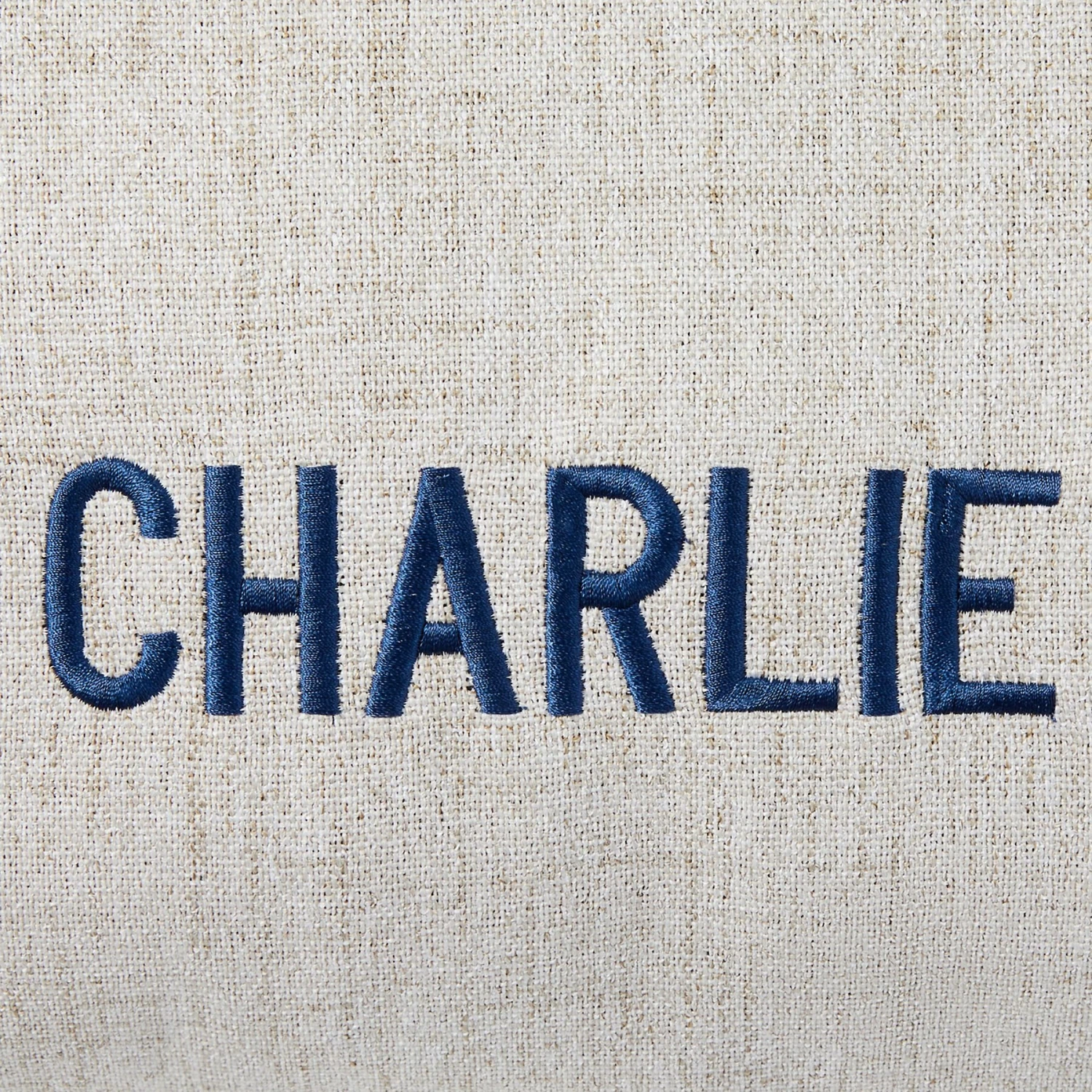 Frisco Personalized Knife Edge Bed, Beige Linen, X-Large 6 Frisco Personalized Knife Edge Bed, Beige Linen, X-Large - Image 4