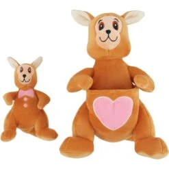 Frisco Valentine Kangaroo & Joey Plush Squeaky Dog Toy 9 Frisco Valentine Kangaroo & Joey Plush Squeaky Dog Toy -Frisco 312899 PT2. AC SS1800 V1641836533