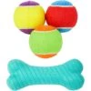 Frisco Fetch Squeaking Colorful Tennis Ball Dog Toy & Playology Scented Dual Layer Bone Dog Toy 2 Frisco Fetch Squeaking Colorful Tennis Ball Dog Toy & Playology Scented Dual Layer Bone Dog Toy -Frisco 319022 MAIN. AC SS1800 V1630558008