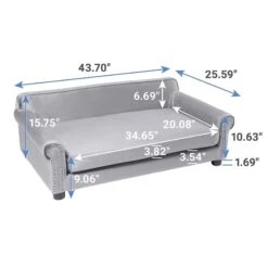 Frisco Sofa Pet Bed With Removable Cover & Frisco Eyelash Cat & Dog Blanket 13 Frisco Sofa Pet Bed With Removable Cover & Frisco Eyelash Cat & Dog Blanket -Frisco 319504 PT2. AC SS1800 V1630626372