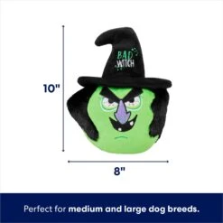 Frisco Halloween Bad Witch Round Plush Squeaky Dog Toy 8 Frisco Halloween Bad Witch Round Plush Squeaky Dog Toy -Frisco 344006 PT1. AC SS1800 V1689878916