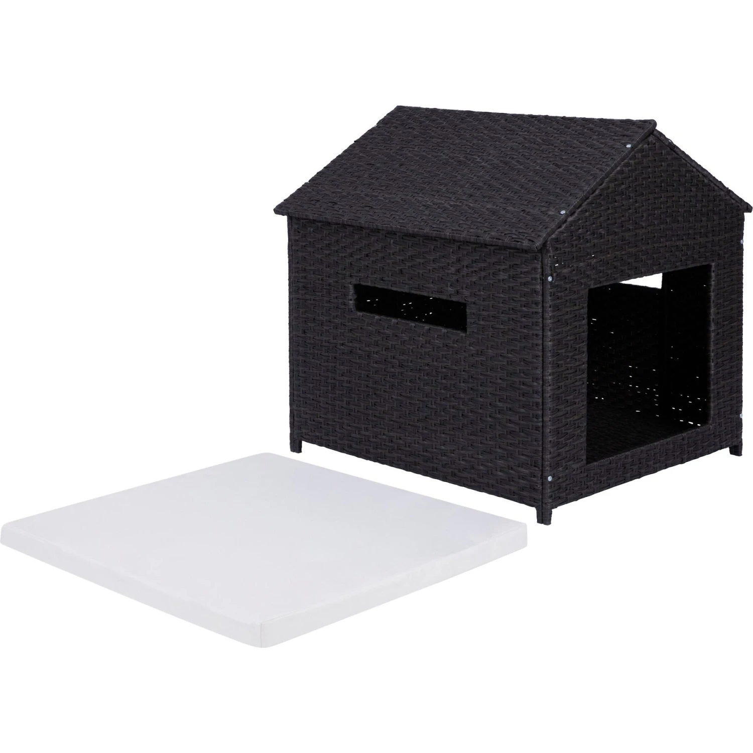 Frisco Outdoor Wicker Dog House & Bed 5 Frisco Outdoor Wicker Dog House & Bed - Image 3