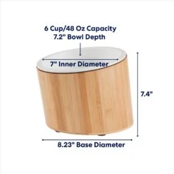 Frisco Elevated Slanted Bamboo Melamine Non-Skid Dog Bowl With Bamboo Stand 11 Frisco Elevated Slanted Bamboo Melamine Non-Skid Dog Bowl With Bamboo Stand -Frisco 363387 PT1. AC SS1800 V1684760541