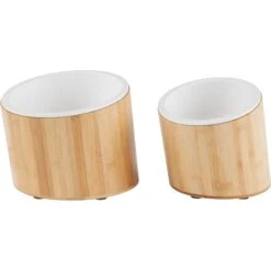 Frisco Elevated Slanted Bamboo Melamine Non-Skid Dog Bowl With Bamboo Stand 14 Frisco Elevated Slanted Bamboo Melamine Non-Skid Dog Bowl With Bamboo Stand -Frisco 363387 PT5. AC SS1800 V1657657267
