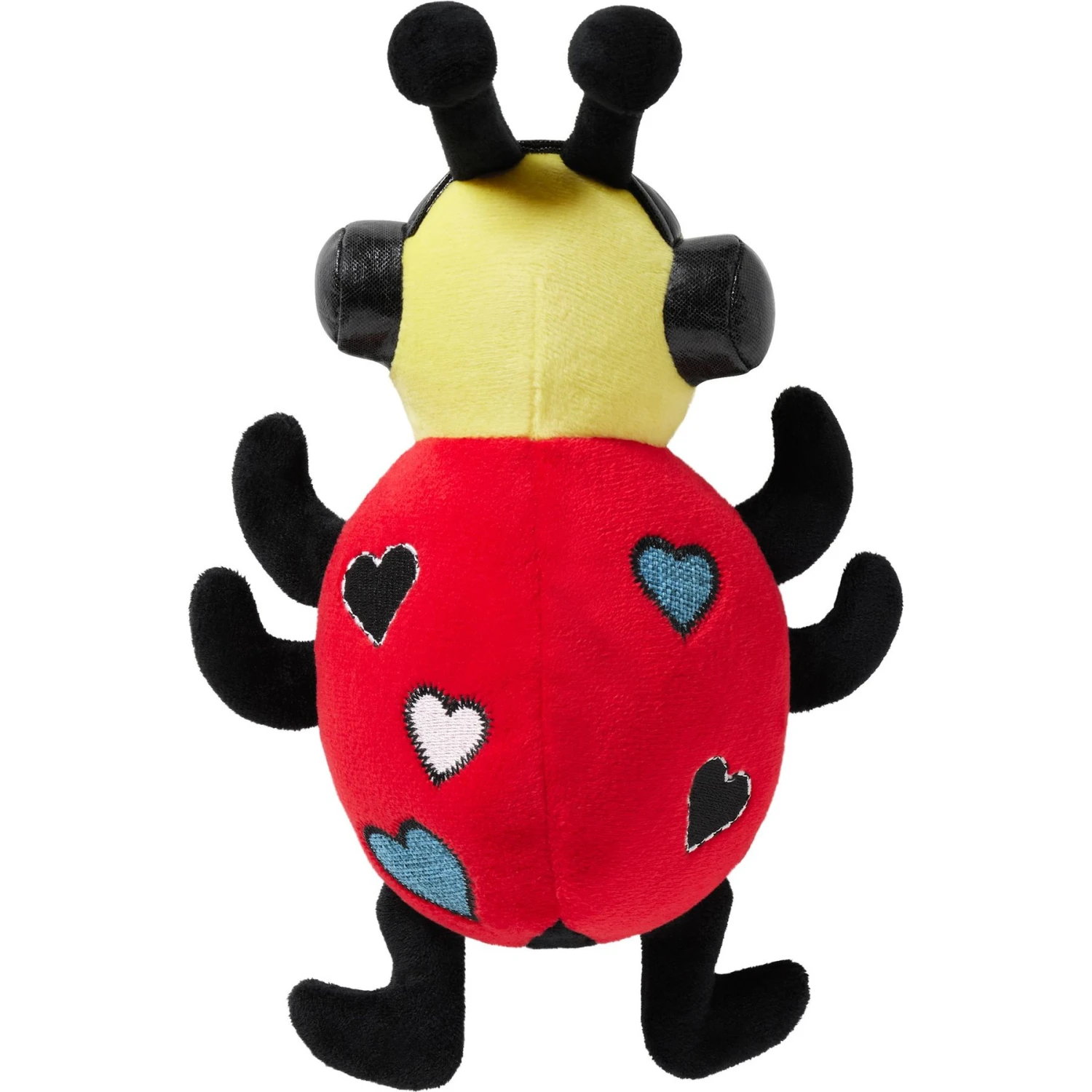 Frisco Valentine Jammin' Ladybug Plush Squeaky Dog Toy 5 Frisco Valentine Jammin' Ladybug Plush Squeaky Dog Toy - Image 3