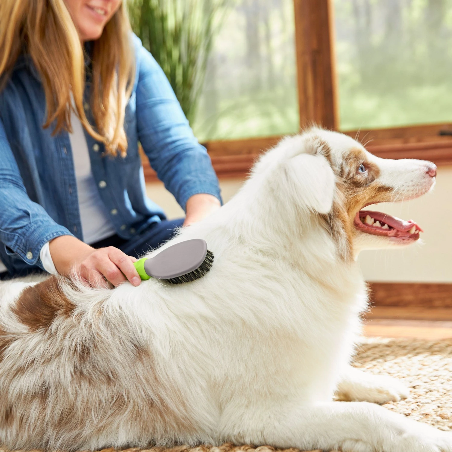 TropiClean Luxury 2 In 1 Papaya & Coconut Pet Shampoo & Conditioner & Frisco Cat & Dog Bristle Brush 10 TropiClean Luxury 2 In 1 Papaya & Coconut Pet Shampoo & Conditioner & Frisco Cat & Dog Bristle Brush - Image 8