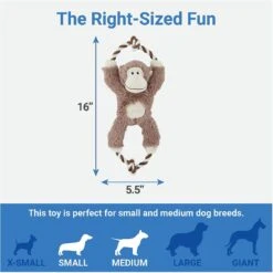 Frisco Forest Friends Stuffing-Free Skinny Plush Squeaky Dog Toy + 3 Items 16 Frisco Forest Friends Stuffing-Free Skinny Plush Squeaky Dog Toy + 3 Items -Frisco 582478 PT6. AC SS1800 V1658239277