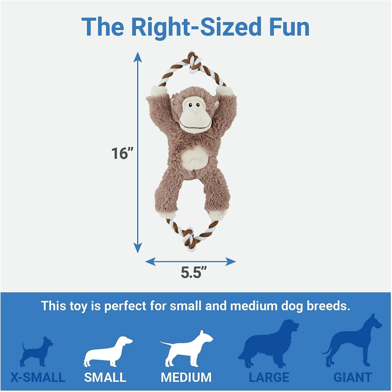 Frisco Forest Friends Stuffing-Free Skinny Plush Squeaky Dog Toy + 3 Items 9 Frisco Forest Friends Stuffing-Free Skinny Plush Squeaky Dog Toy + 3 Items - Image 7