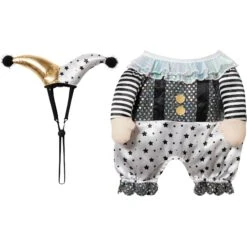 Frisco Front Walking Glitter Clown Dog & Cat Costume 15 Frisco Front Walking Glitter Clown Dog & Cat Costume -Frisco 707542 PT4. AC SS1800 V1689278779