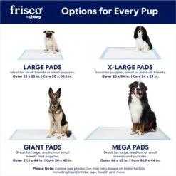 Frisco Mega Non-Skid Ultra Premium Dog Training & Potty Pads 12 Frisco Mega Non-Skid Ultra Premium Dog Training & Potty Pads -Frisco 793822 PT3. AC SS1800 V1683033861