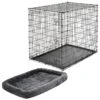 Frisco Heavy Duty Single Door Wire Dog Crate & MidWest Quiet Time Fleece Dog Crate Mat 1 Frisco Heavy Duty Single Door Wire Dog Crate & MidWest Quiet Time Fleece Dog Crate Mat -Frisco 933510 MAIN. AC SS1800 V1692303238