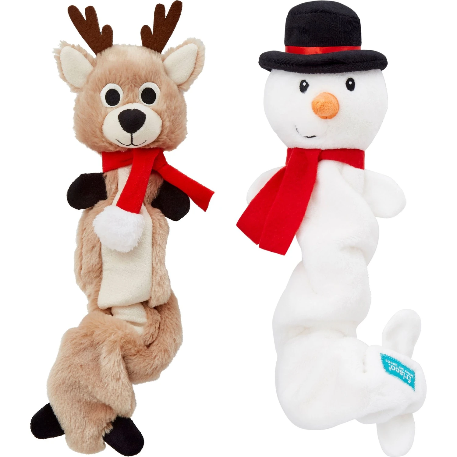 Frisco Holiday Reindeer Bungee Plush Squeaky Dog Toy & Frisco Holiday Snowman Bungee Plush Squeaky Dog Toy 3 Frisco Holiday Reindeer Bungee Plush Squeaky Dog Toy & Frisco Holiday Snowman Bungee Plush Squeaky Dog Toy