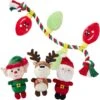 Frisco Holiday Santa's Helpers Plush Squeaky Dog Toy, 3 Count & Frisco Holiday Lights Plush With Rope Squeaky Dog Toy 2 Frisco Holiday Santa's Helpers Plush Squeaky Dog Toy, 3 Count & Frisco Holiday Lights Plush With Rope Squeaky Dog Toy -Frisco 986206 MAIN. AC SS1800 V1698258117